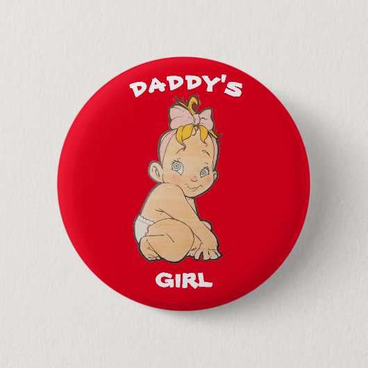 Daddy's Girl Button (Vorderseite)