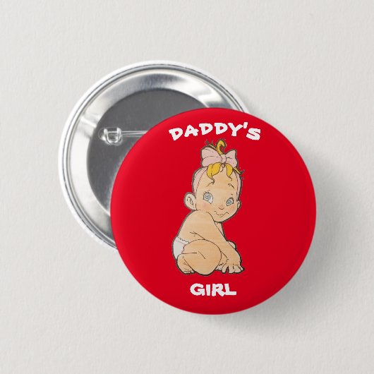 Daddy's Girl Button (Vorne & Hinten)