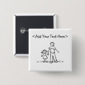 Daddy's Girl Button (Vorne & Hinten)