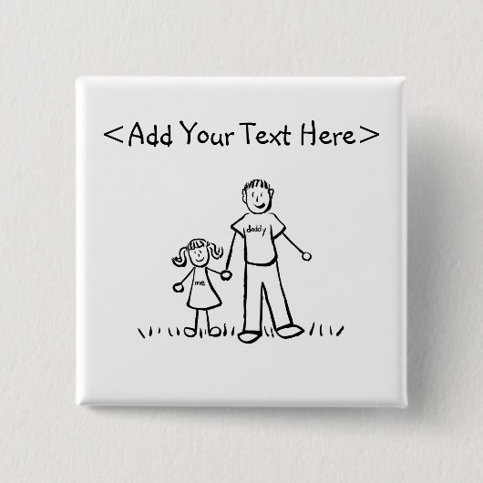 Daddy's Girl Button (Vorderseite)