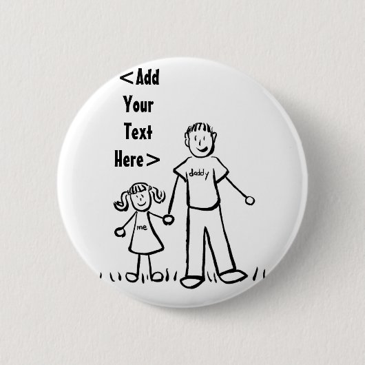 Daddy's Girl Button (Vorderseite)