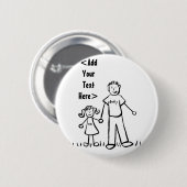 Daddy's Girl Button (Vorne & Hinten)
