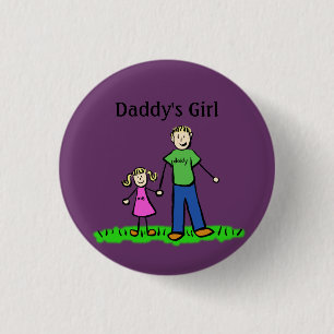 Daddy's Girl Buttons Custom Family Pendant Buttone