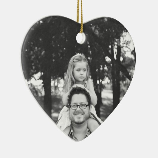 Daddy's Girl Christmas Foto Ornament Keepake (Rechts)