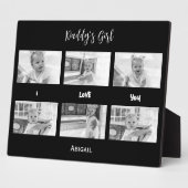 Daddy's Girl I Liebe You Foto Collage Plaque Fotoplatte (Seite)
