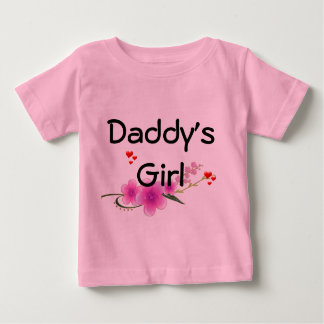 Daddy's Girl-Kleinkind mit langer Ärmel Baby T-shirt