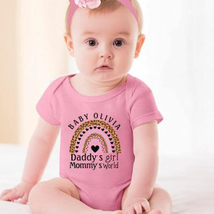 Daddy's Girl Mommy's World Mommy Baby Strampler