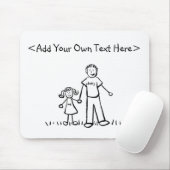Daddy's Girl Mousepad (Mit Mouse)