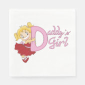 Daddys Girl Paper Napkins Serviette (Vorderseite)