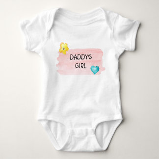Daddy's Girl Pastel ein Stück T - Shirt