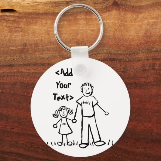 Daddy's Girl Schlüsselanhänger (Vorderseite)