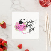Daddy's Girl Standard Cocktail Napkins Serviette (Beispiel)