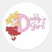 Daddys Girl Stickers (Vorderseite)
