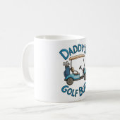 Daddys Golf Buddy Golfing zum Vatertag Dad Kaffeetasse (Vorderseite Links)