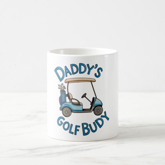 Daddys Golf Buddy Golfing zum Vatertag Dad Kaffeetasse (Mittel)