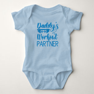 Daddy's Gym Baby Grow Funny Workout Geschenke Strampler