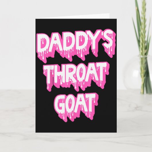Daddy's Halsziege Nk Karte (Vorderseite)
