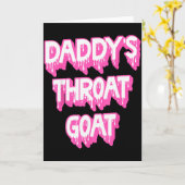 Daddy's Halsziege Nk Karte (Gelbe Blume)