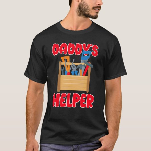 Daddy's Helper Tools Mechanic Toolbox T-Shirt (Vorderseite)