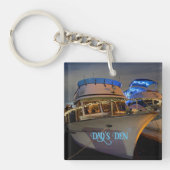 Daddy's Hershine Trawler Boating Acrylic Schlüssel Schlüsselanhänger (Vorderseite)