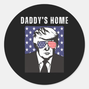 Daddy's Home Lustiger Republikaner Donald Trump Un Runder Aufkleber