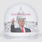  Daddy's Home Trump Gift Schneekugeln (Rückseite)