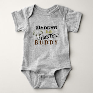 Daddys Hunting Buddy Baby Bodysuit Baby Strampler