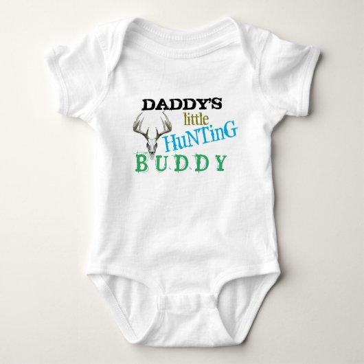 Daddys Hunting Buddy Baby Strampler (Vorderseite)