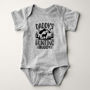 Daddy's Hunting Buddy with Deer Baby Strampler
