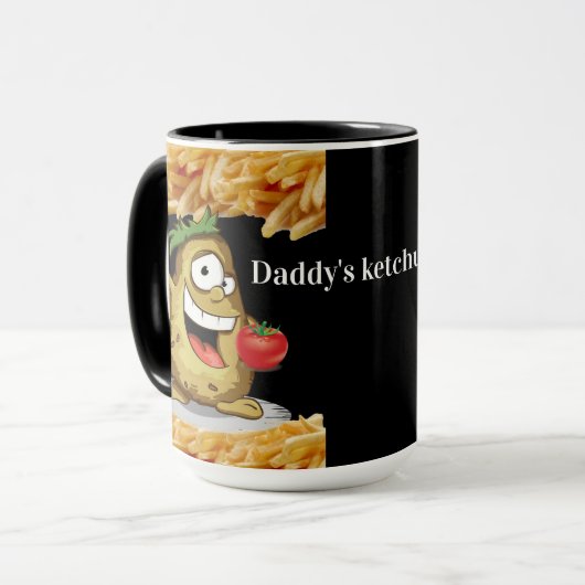 Daddy's Ketchup Time Tasse (Vorderseite Links)