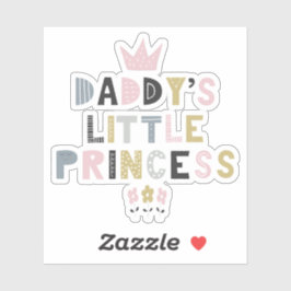 Daddys kleine Prinzessin Aufkleber