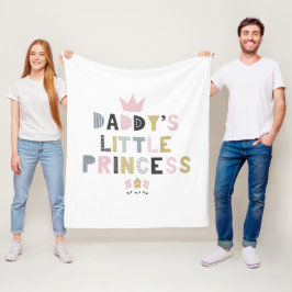 Daddys kleine Prinzessin Fleecedecke