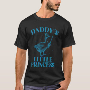 Daddys kleine Prinzessin Gänse Krone Zauberstab Ni T-Shirt