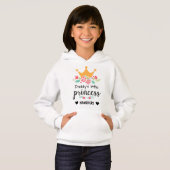 Daddys kleine Prinzessin Hoodie (Vorne ganz)