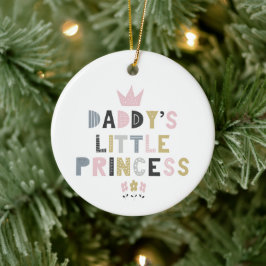 Daddys kleine Prinzessin Keramik Ornament