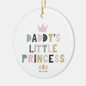 Daddys kleine Prinzessin Keramik Ornament (Links)