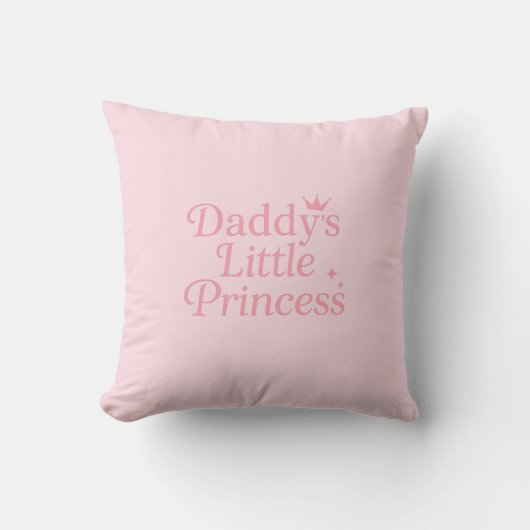 Daddys kleine Prinzessin Kissen (Vorderseite)