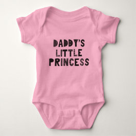 Daddys kleine Prinzessin, Niedliches Mädchen Pink Baby Strampler