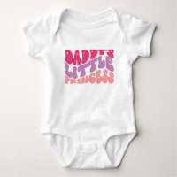 Daddys kleine Prinzessin Retro Typografie