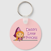 Daddys kleine Prinzessin Schlüsselanhänger (Vorderseite)