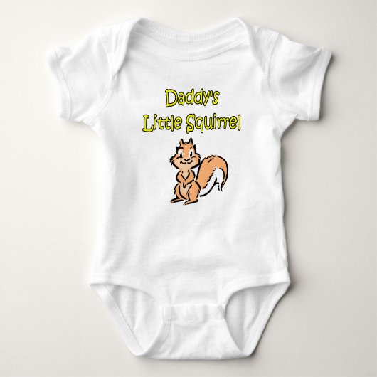 DADDY'S KLEINE SQUIRREL BABY STRAMPLER (Vorderseite)