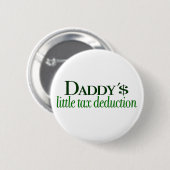 Daddys kleine Steuerermäßigung Button (Vorne & Hinten)