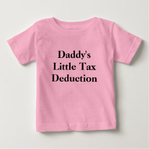 Daddys kleine Steuersenkung Baby T-shirt