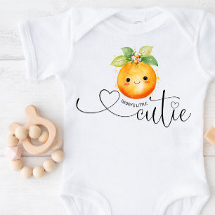 Daddys kleine Süße Citrus Orange Baby Strampler