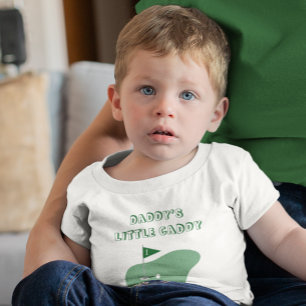 Daddys kleiner Golfjunge Caddy Baby T-shirt