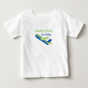 Daddys kleiner Kopilot Baby T-shirt