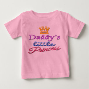 Daddys kleiner Prinzessin-Baby-Kleinkind-T - Shirt