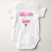 Daddys kleiner Schwimmer Baby Strampler (Rückseite)