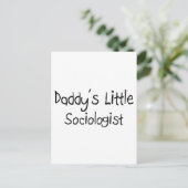 Daddys kleiner Soziologe Postkarte (Stehend Vorderseite)