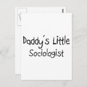 Daddys kleiner Soziologe Postkarte (Vorne/Hinten)